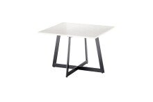 Couchtisch >MIRAMAR< in weiß aus Marmor weiß - 65x65x44cm (LxBxH)