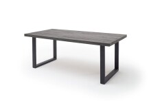 Esstisch >SONORA< in MDF Mooreiche aus MDF -...