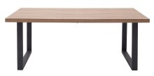 Esstisch >SONORA< in MDF Wildeiche aus MDF - 100x200x77cm (LxBxH)