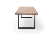 Esstisch >SONORA< in MDF Wildeiche aus MDF - 100x200x77cm (LxBxH)