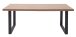 Esstisch >SONORA< in MDF Wildeiche aus MDF - 100x200x77cm (LxBxH)