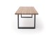 Esstisch >SONORA< in MDF Wildeiche aus MDF - 100x200x77cm (LxBxH)