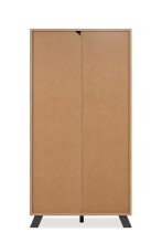 Highboard >Medan< in Artisan Oak / anthrazit  - 80x156x40cm (BxHxT)