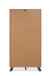 Highboard >Medan< in Artisan Oak / anthrazit  - 80x156x40cm (BxHxT)