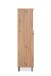 Highboard >Medan< in Artisan Oak / anthrazit  - 80x156x40cm (BxHxT)