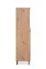 Highboard >Medan< in Artisan Oak / anthrazit  - 80x156x40cm (BxHxT)