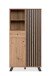 Highboard >Medan< in Artisan Oak / anthrazit  - 80x156x40cm (BxHxT)