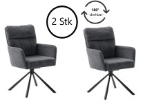 Esszimmerstuhl >Urbain / Utica< 2er-Set in...