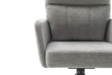 Esszimmerstuhl >Urbain / Utica< 2er-Set in grau aus hochwertigem Bezugsstoff - 60x92x67 (BxHxT)