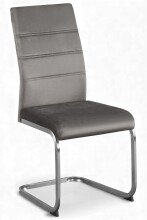 Freischwinger >Timofei / Ticino<  2er-Set in grau -...