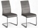 Freischwinger >Timofei / Ticino<  2er-Set in grau - 45x96x58 (BxHxT)