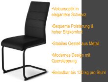 Freischwinger >Timofei / Ticino<  2er-Set in...