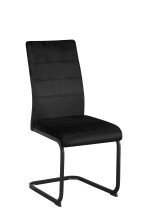 Freischwinger >Timofei / Ticino <  2er-Set in schwarz - 45x96x58 (BxHxT)