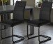 Freischwinger >Timofei / Ticino<  2er-Set in schwarz - 45x96x58 (BxHxT)