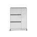 Schuhschrank >EASY< in weiß, Holzwerkstoff - 103x135x25,2cm (BxHxT)