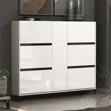Schuhschrank >EASY< in weiß, Holzwerkstoff -...