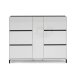 Schuhschrank >EASY< in weiß, Holzwerkstoff - 169x135x25,2cm (BxHxT)