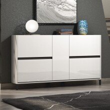 Schuhschrank >EASY< in weiß, Holzwerkstoff -...