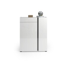 Schuhschrank >Atrium< in weiß, Holzwerkstoff - 91x115x34cm (BxHxT)
