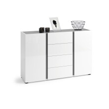Sideboard >Atrium< in weiß, Holzwerkstoff -...