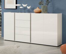 Sideboard >Atrium< in weiß, Holzwerkstoff - 180x92x40cm (BxHxT)