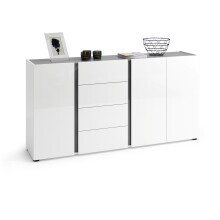 Sideboard >Atrium< in weiß, Holzwerkstoff -...