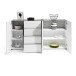 Sideboard >Atrium< in weiß, Holzwerkstoff - 180x92x40cm (BxHxT)