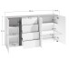 Sideboard >Atrium< in weiß, Holzwerkstoff - 180x92x40cm (BxHxT)