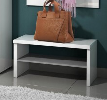 Schuhbank >Atrium< in weiß, Holzwerkstoff -...