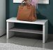 Schuhbank >Atrium< in weiß, Holzwerkstoff - 80x40x40cm (BxHxT)