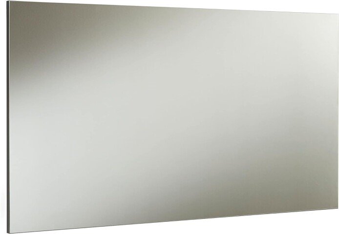 Garderobenspiegel >Atrium< in weiß, Spiegelglas - 120x65x2cm (BxHxT)