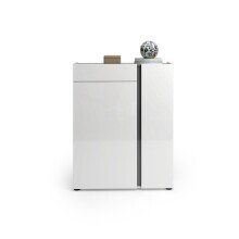 Garderoben-Set >Atrium< in weiß, Holzwerkstoff - 290x196x34cm (BxHxT)