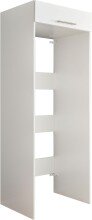 Waschmaschinenumbauschrank >LAUNDREEZY< in weiß - 67,5x200x67,5 (BxHxT)