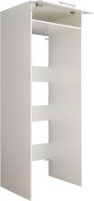 Waschmaschinenumbauschrank >LAUNDREEZY< in weiß - 67,5x200x67,5 (BxHxT)