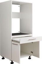 Waschmaschinenumbauschrank >LAUNDREEZY< in weiß - 67,5x162x67,5 (BxHxT)