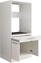 Waschmaschinenumbauschrank >LAUNDREEZY< in weiß - 67,5x162x67,5 (BxHxT)