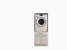 Waschmaschinenumbauschrank >LAUNDREEZY< in weiß - 67,5x162x67,5 (BxHxT)