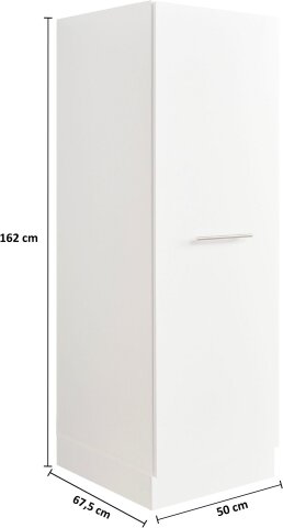 Wäscheschrank >LAUNDREEZY< in weiß, Holzwerkstoff - 50x162x67,5cm (Bx,  229,95 €