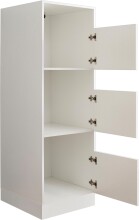Wäscheschrank >LAUNDREEZY< in weiß, Holzwerkstoff - 50x162x67,5cm (BxHxT)