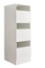 Wäscheschrank >LAUNDREEZY< in weiß, Holzwerkstoff - 50x162x67,5cm (BxHxT)