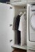 Stauraumschrank >LAUNDREEZY< in weiß, Holzwerkstoff - 50x162x67,5cm (BxHxT)