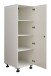Stauraumschrank >LAUNDREEZY< in weiß, Holzwerkstoff - 50x162x67,5cm (BxHxT)