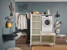 Waschmaschinenumbauschrank >LAUNDREEZY< in...