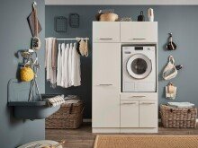 Waschmaschinenumbauschrank >LAUNDREEZY< in...