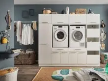 Waschmaschinenumbauschrank >LAUNDREEZY< in...