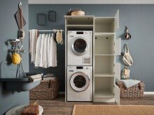 Waschmaschinenumbauschrank >LAUNDREEZY< in...