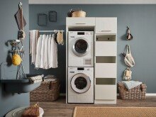 Waschmaschinenumbauschrank >LAUNDREEZY< in...