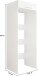Waschmaschinenumbauschrank >LAUNDREEZY< in weiß - 117,5x200x67,5 (BxHxT)