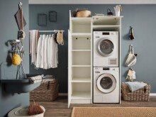 Waschmaschinenumbauschrank >LAUNDREEZY< in...