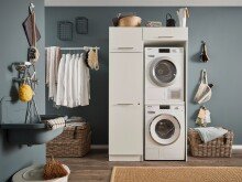 Waschmaschinenumbauschrank >LAUNDREEZY< in...